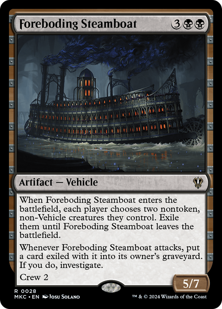 Magic: The Gathering - Foreboding Steamboat - Murders at Karlov Manor Commander