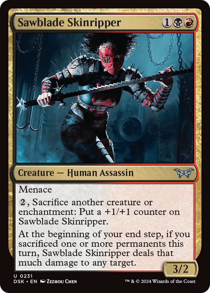 Magic: The Gathering - Sawblade Skinripper - Duskmourn: House of Horror