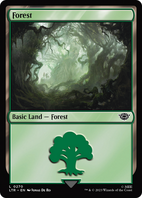 Magic: The Gathering - Forest #270 Foil - The Lord of the Rings: Tales of Middle-earth