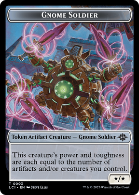 Magic: The Gathering - Gnome Soldier Token - The Lost Caverns of Ixalan Tokens