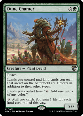 Magic: The Gathering - Dune Chanter - Outlaws of Thunder Junction Commander