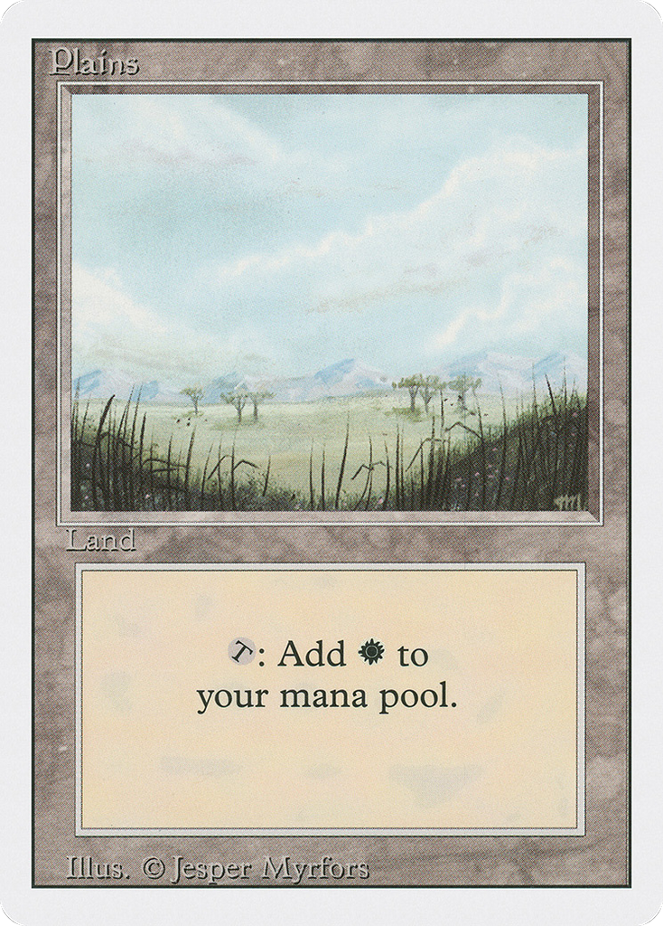 Magic: The Gathering - Plains - Revised Edition