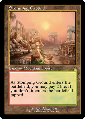 Magic: The Gathering - Stomping Ground - Ravnica Remastered