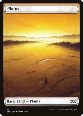 Magic: The Gathering - Plains #373 Foil - Double Masters