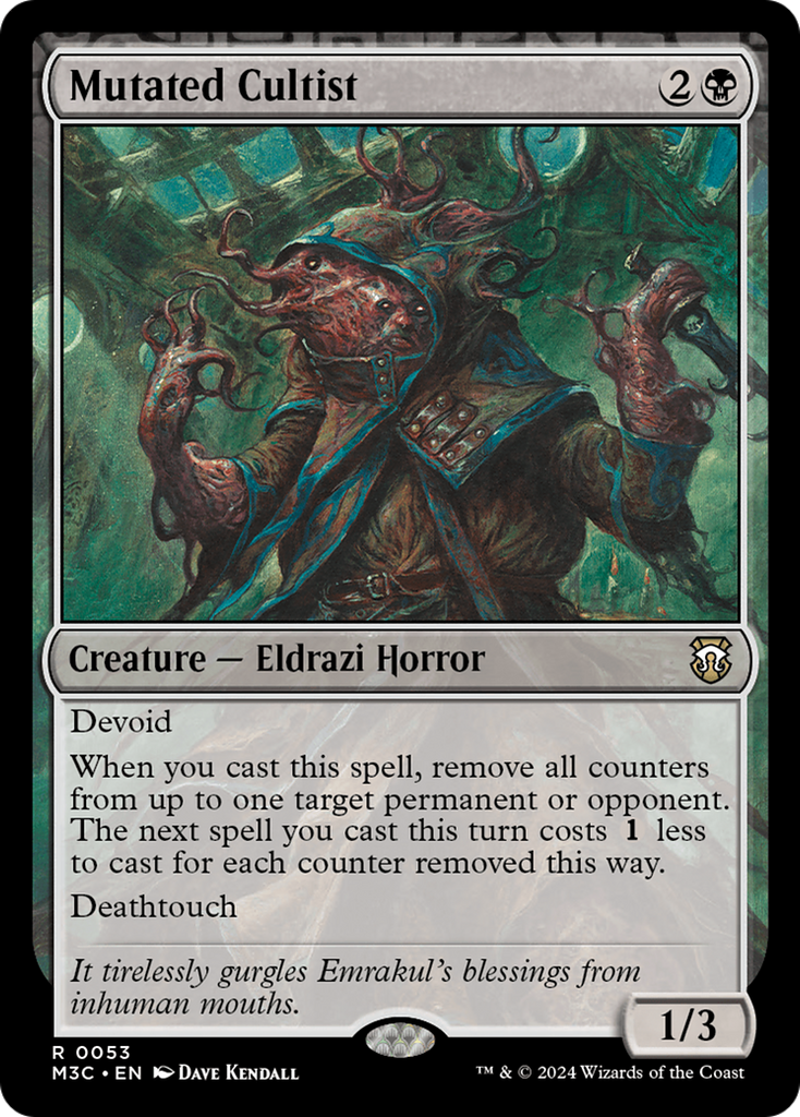 Magic: The Gathering - Mutated Cultist - Modern Horizons 3 Commander