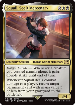Magic: The Gathering - Squall, SeeD Mercenary Foil - Final Fantasy