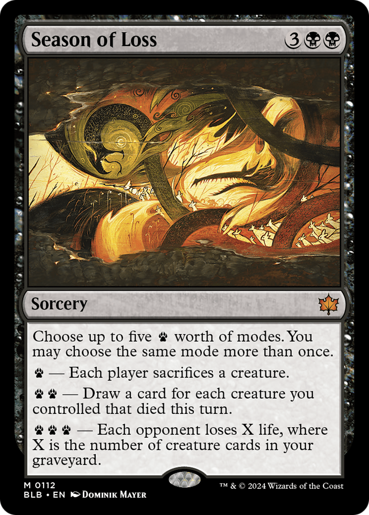 Magic: The Gathering - Season of Loss Foil - Bloomburrow