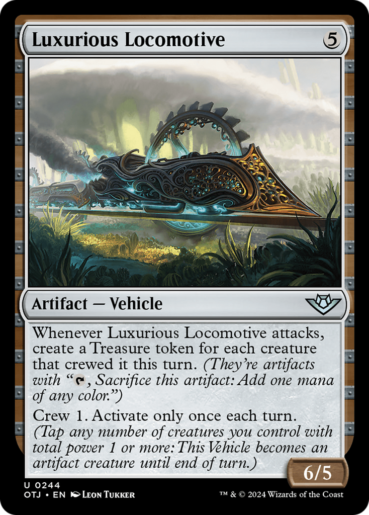 Magic: The Gathering - Luxurious Locomotive Foil - Outlaws of Thunder Junction