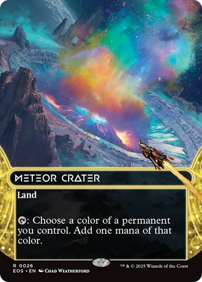 Magic: The Gathering - Meteor Crater Foil - Edge of Eternities: Stellar Sights