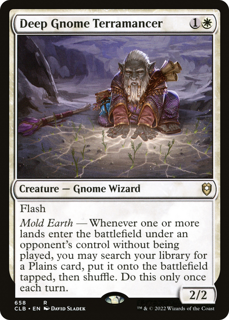 Magic: The Gathering - Deep Gnome Terramancer - Commander Legends: Battle for Baldur's Gate