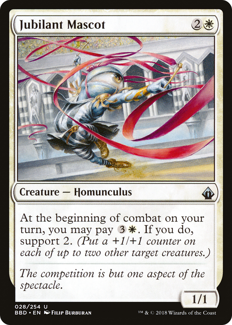 Magic: The Gathering - Jubilant Mascot Foil - Battlebond