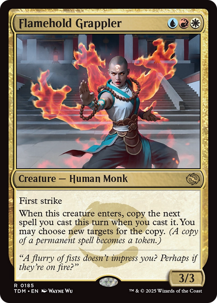 Magic: The Gathering - Flamehold Grappler - Tarkir: Dragonstorm