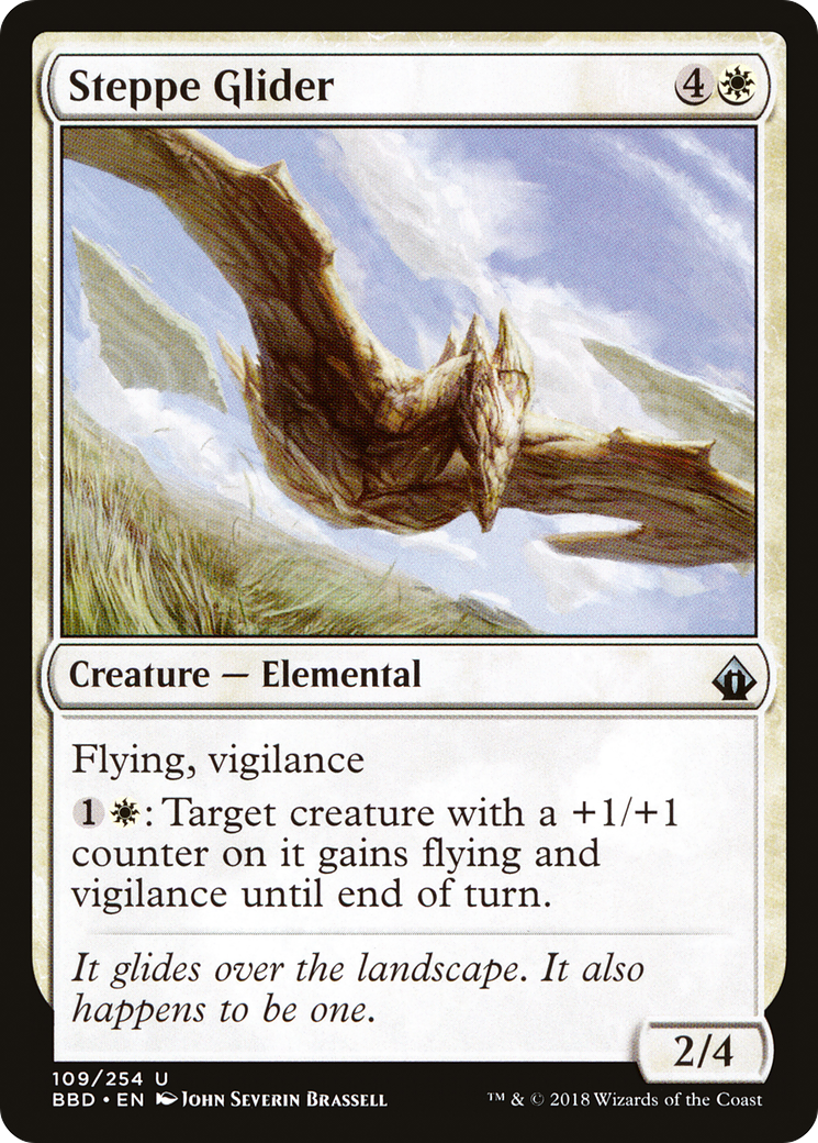 Magic: The Gathering - Steppe Glider Foil - Battlebond