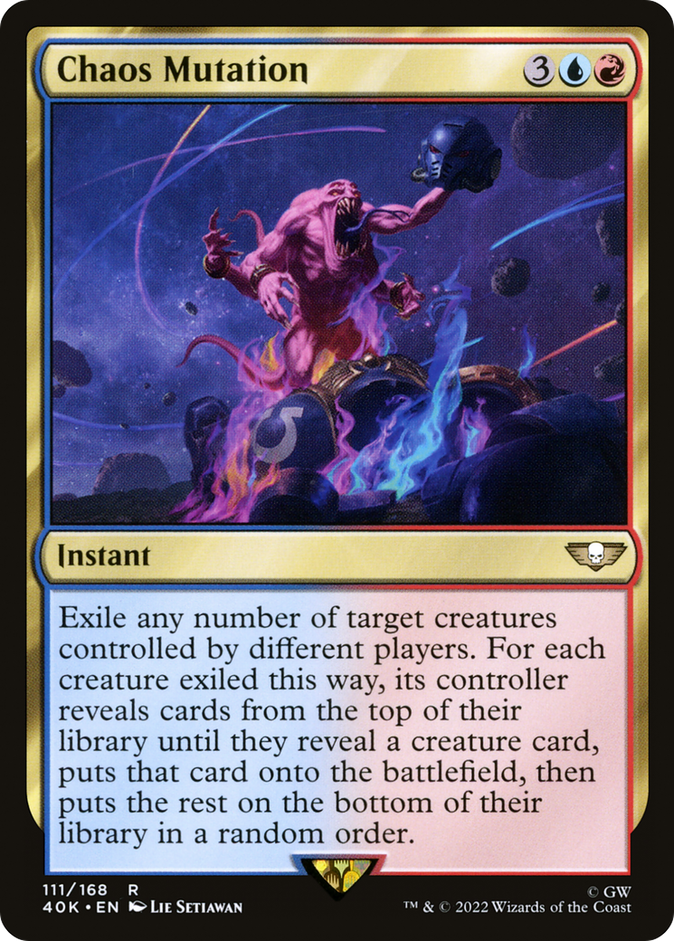 Magic: The Gathering - Chaos Mutation - Warhammer 40000 Commander