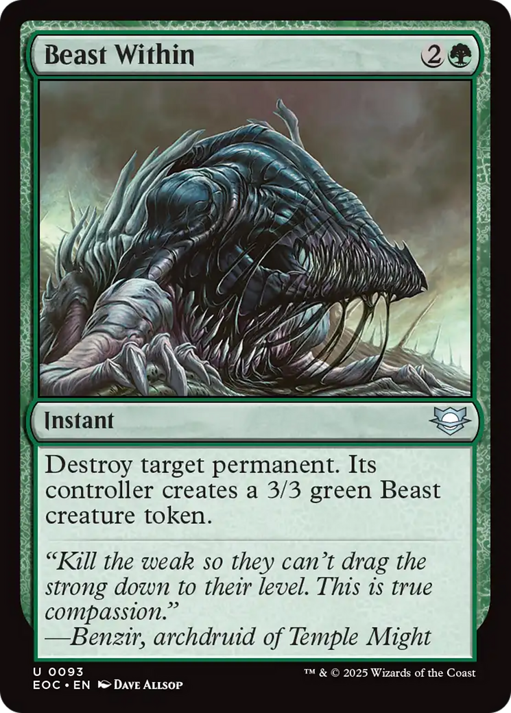 Magic: The Gathering - Beast Within - Edge of Eternities Commander