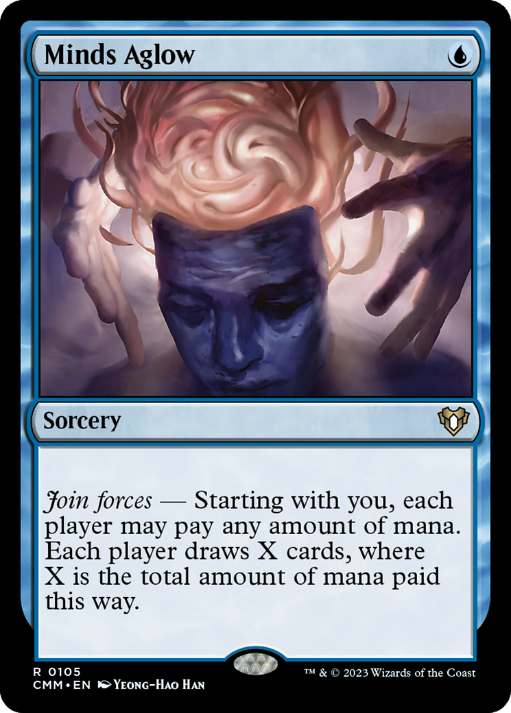 Magic: The Gathering - Minds Aglow Foil - Commander Masters