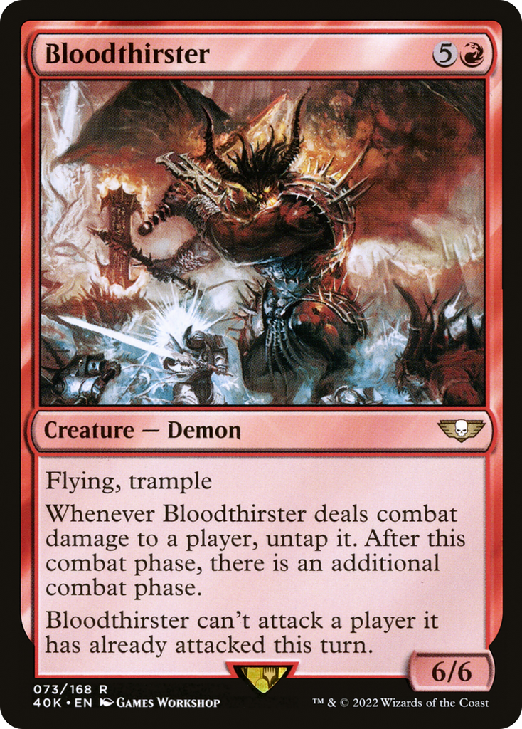 Magic: The Gathering - Bloodthirster - Warhammer 40000 Commander