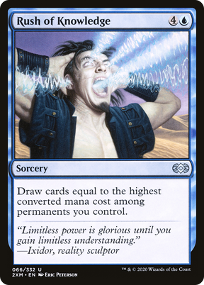 Magic: The Gathering - Rush of Knowledge Foil - Double Masters