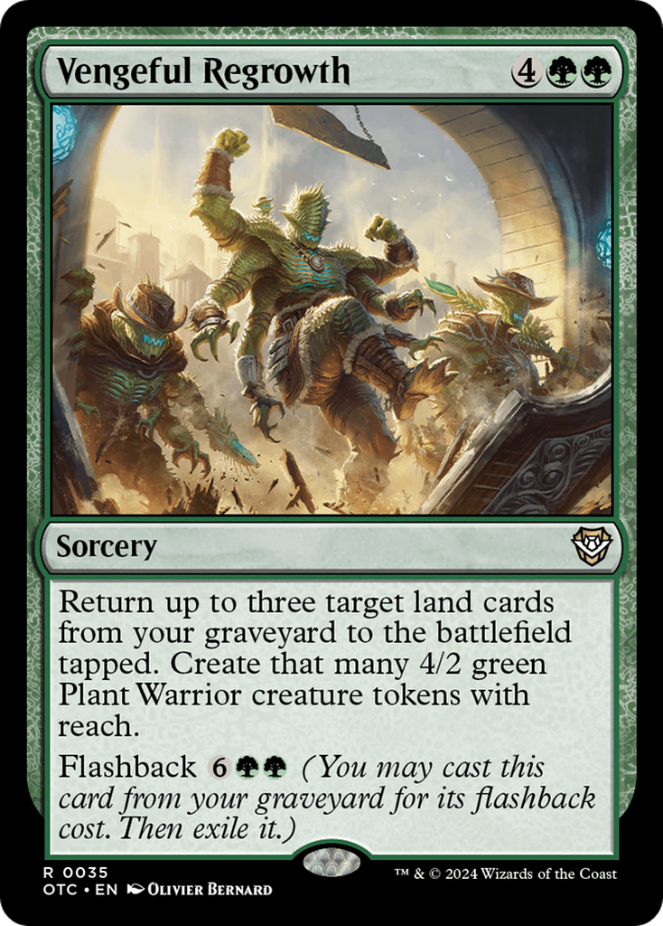 Magic: The Gathering - Vengeful Regrowth - Outlaws of Thunder Junction Commander