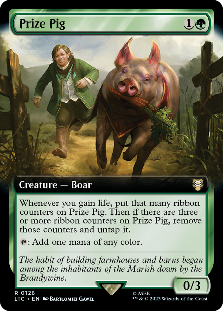 Magic: The Gathering - Prize Pig - Tales of Middle-earth Commander