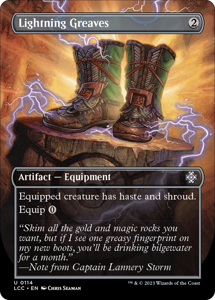 Magic: The Gathering - Lightning Greaves - The Lost Caverns of Ixalan Commander