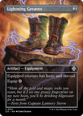 Magic: The Gathering - Lightning Greaves Foil - The Lost Caverns of Ixalan Commander