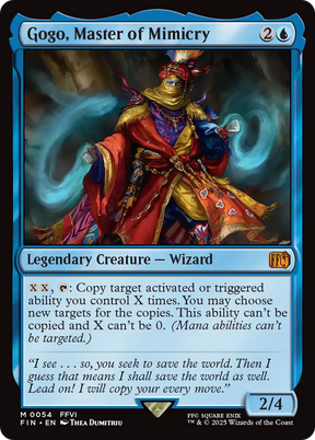 Magic: The Gathering - Gogo, Master of Mimicry - Final Fantasy