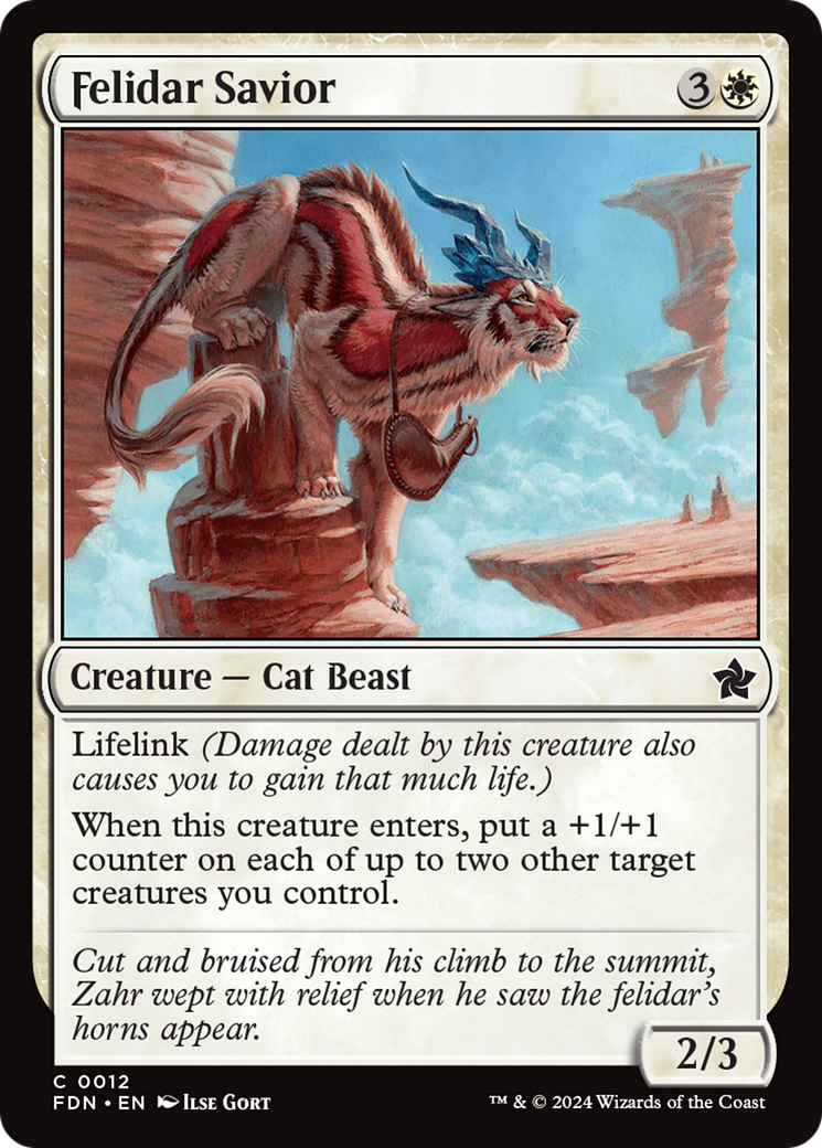 Magic: The Gathering - Felidar Savior - Foundations