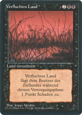 Magic: The Gathering - Verfluchtes Land - Foreign Black Border