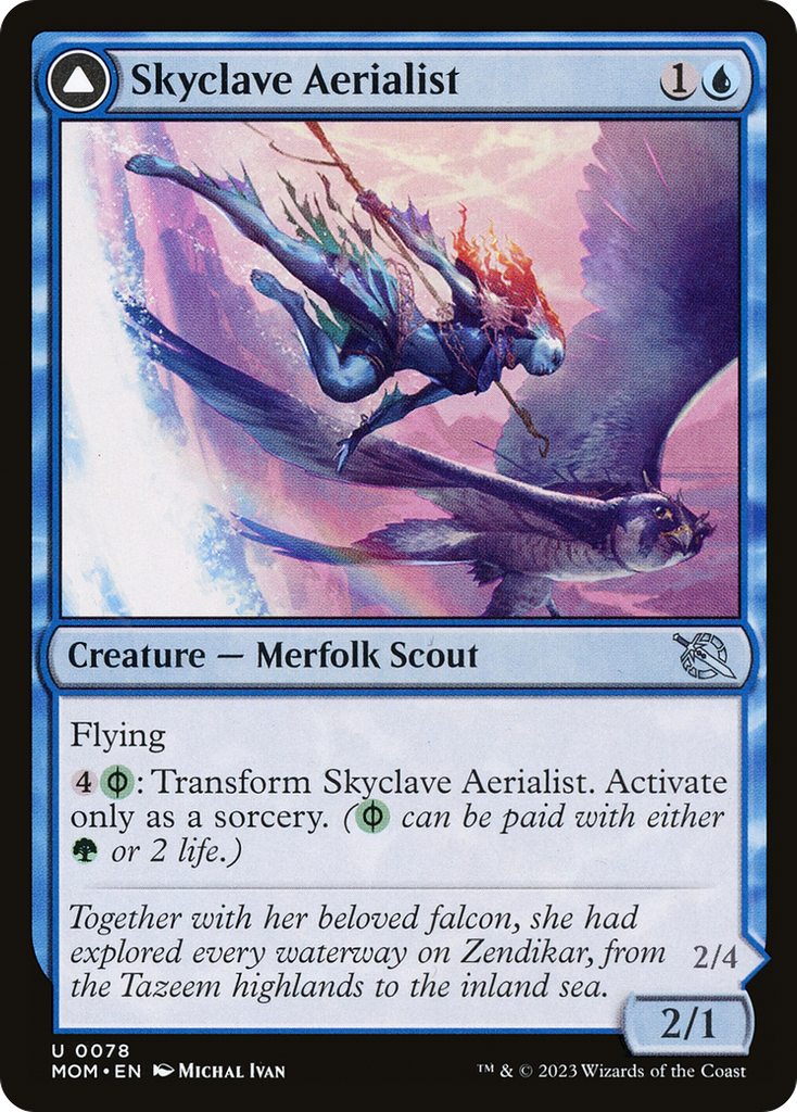 Magic: The Gathering - Skyclave Aerialist // Skyclave Invader Foil - March of the Machine