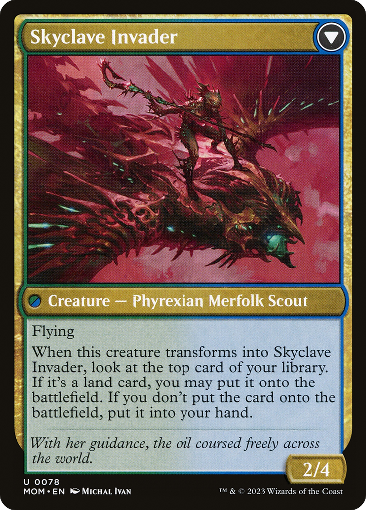 Magic: The Gathering - Skyclave Aerialist // Skyclave Invader - March of the Machine