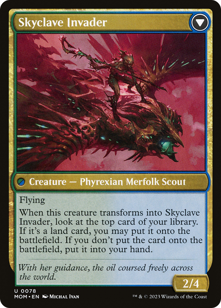 Magic: The Gathering - Skyclave Aerialist // Skyclave Invader Foil - March of the Machine