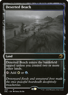 Magic: The Gathering - Deserted Beach Foil - Innistrad: Double Feature