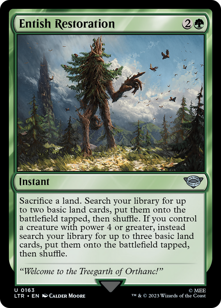 Magic: The Gathering - Entish Restoration - The Lord of the Rings: Tales of Middle-earth