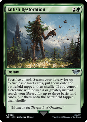 Magic: The Gathering - Entish Restoration - The Lord of the Rings: Tales of Middle-earth