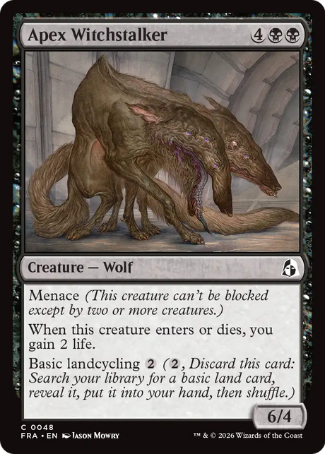 Magic: The Gathering - Apex Witchstalker - Reality Fracture