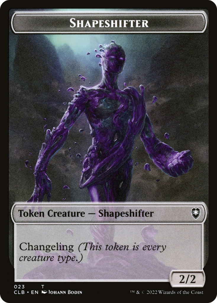 Magic: The Gathering - Shapeshifter Token - Battle for Baldur's Gate Tokens