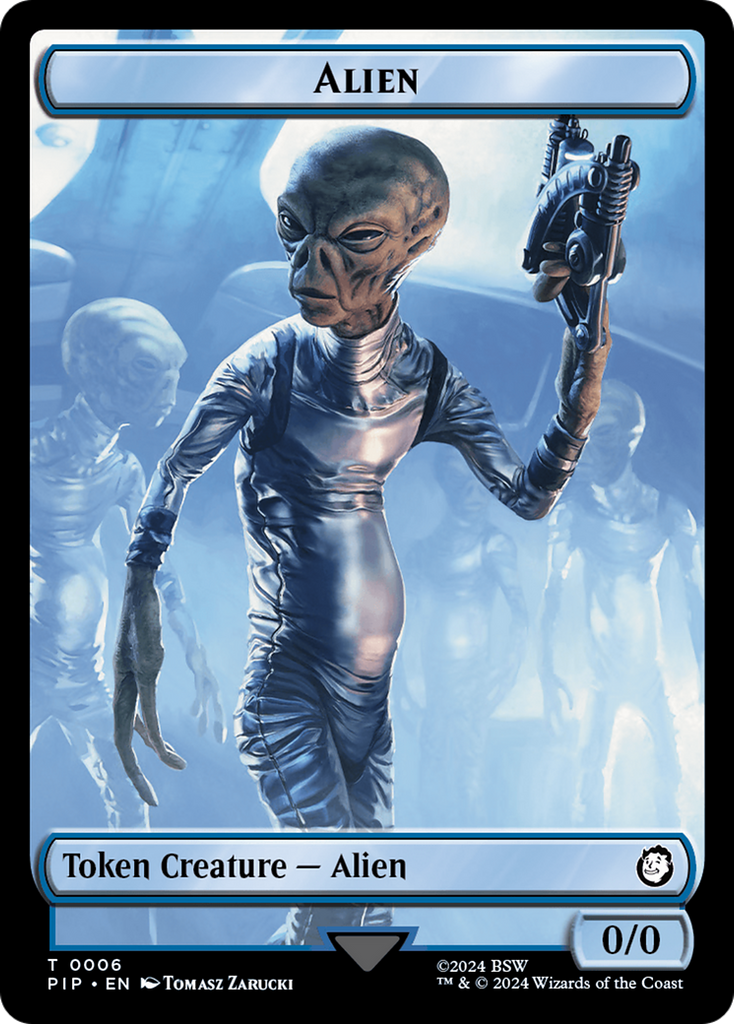 Magic: The Gathering - Alien Token - Fallout Tokens