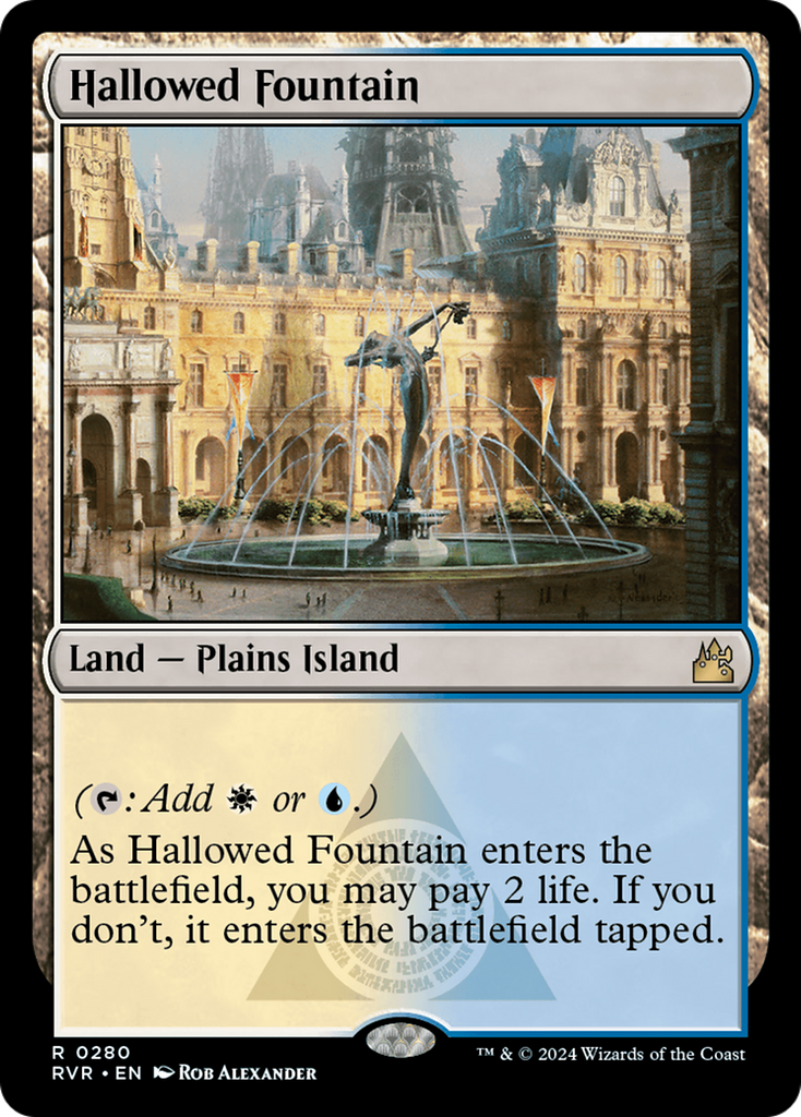 Magic: The Gathering - Hallowed Fountain - Ravnica Remastered