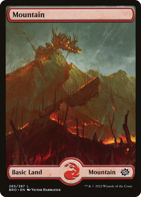 Magic: The Gathering - Mountain #285 Foil - The Brothers' War