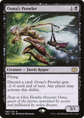Magic: The Gathering - Oona's Prowler Foil - Double Masters 2022
