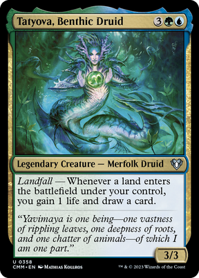 Magic: The Gathering - Tatyova, Benthic Druid - Commander Masters