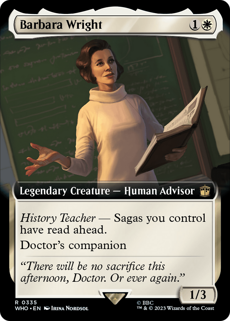 Magic: The Gathering - Barbara Wright - Doctor Who