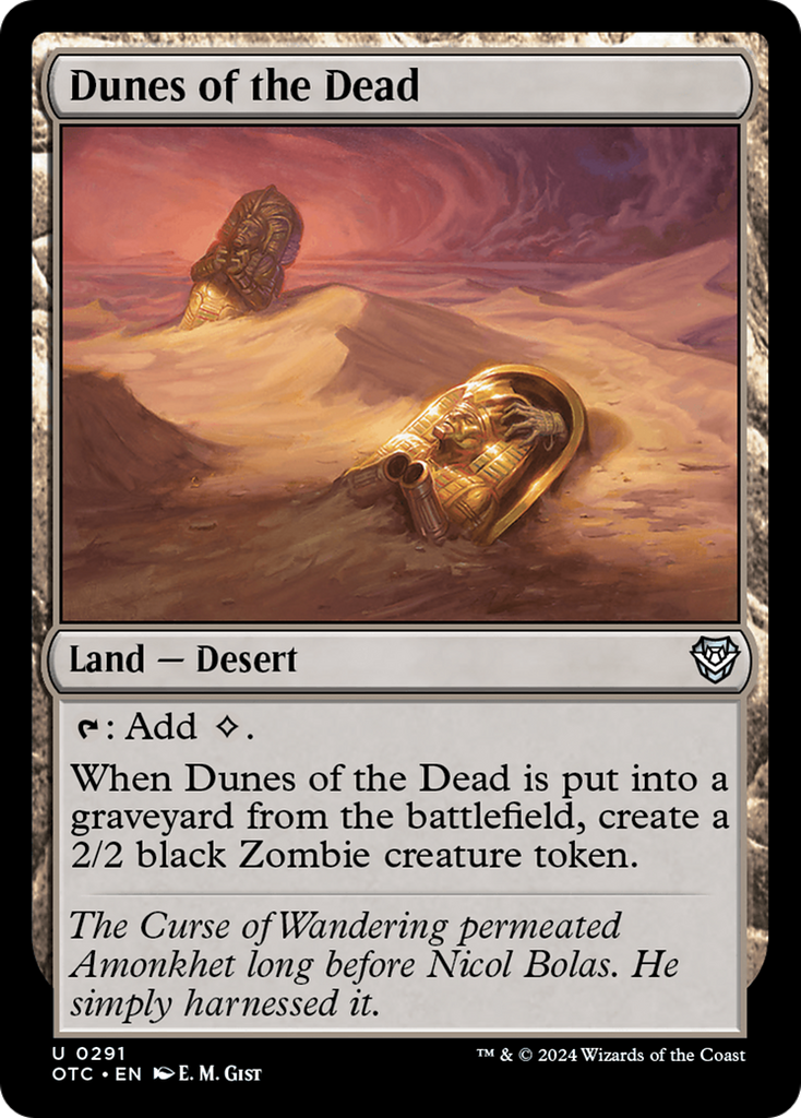 Magic: The Gathering - Dunes of the Dead - Outlaws of Thunder Junction Commander