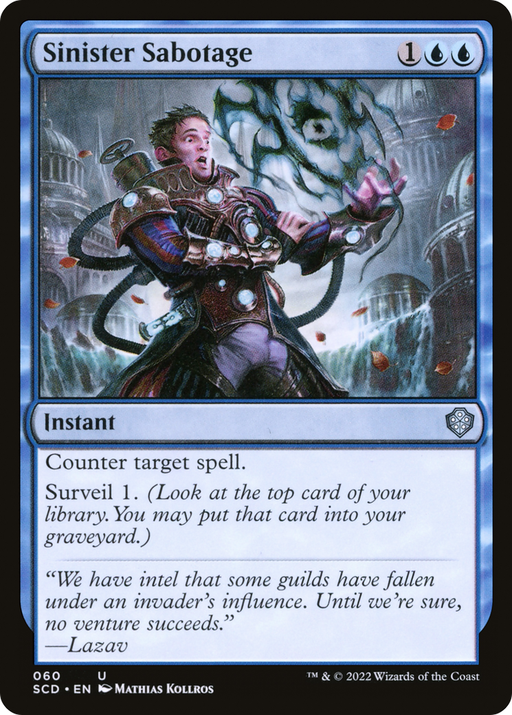 Magic: The Gathering - Sinister Sabotage - Starter Commander Decks