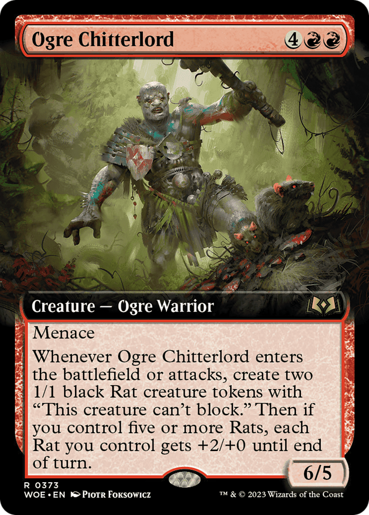 Magic: The Gathering - Ogre Chitterlord - Wilds of Eldraine