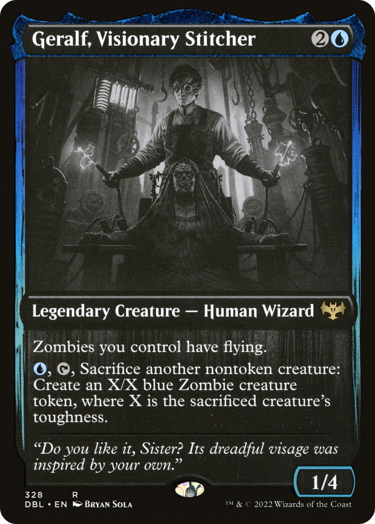 Magic: The Gathering - Geralf, Visionary Stitcher Foil - Innistrad: Double Feature