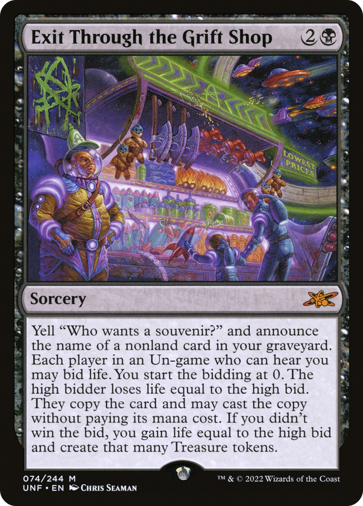 Magic: The Gathering - Exit Through the Grift Shop - Unfinity