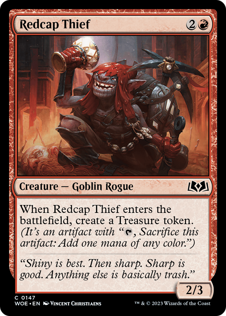Magic: The Gathering - Redcap Thief - Wilds of Eldraine