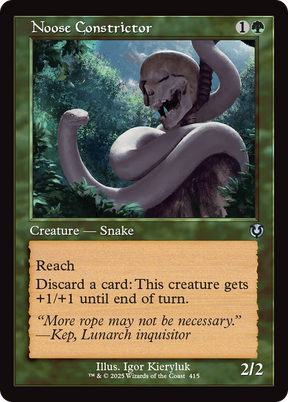 Magic: The Gathering - Noose Constrictor Foil - Innistrad Remastered